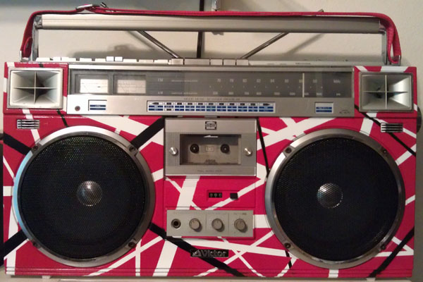 Van Halen edition JVC RC-M70 boombox